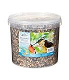 Dehner Natura Premium Wildvogelfutter, Streufutter, Ganzjahresfutter proteinreich / energiereich, hochwertiges Vogelfutter für Wildvögel, 3 kg